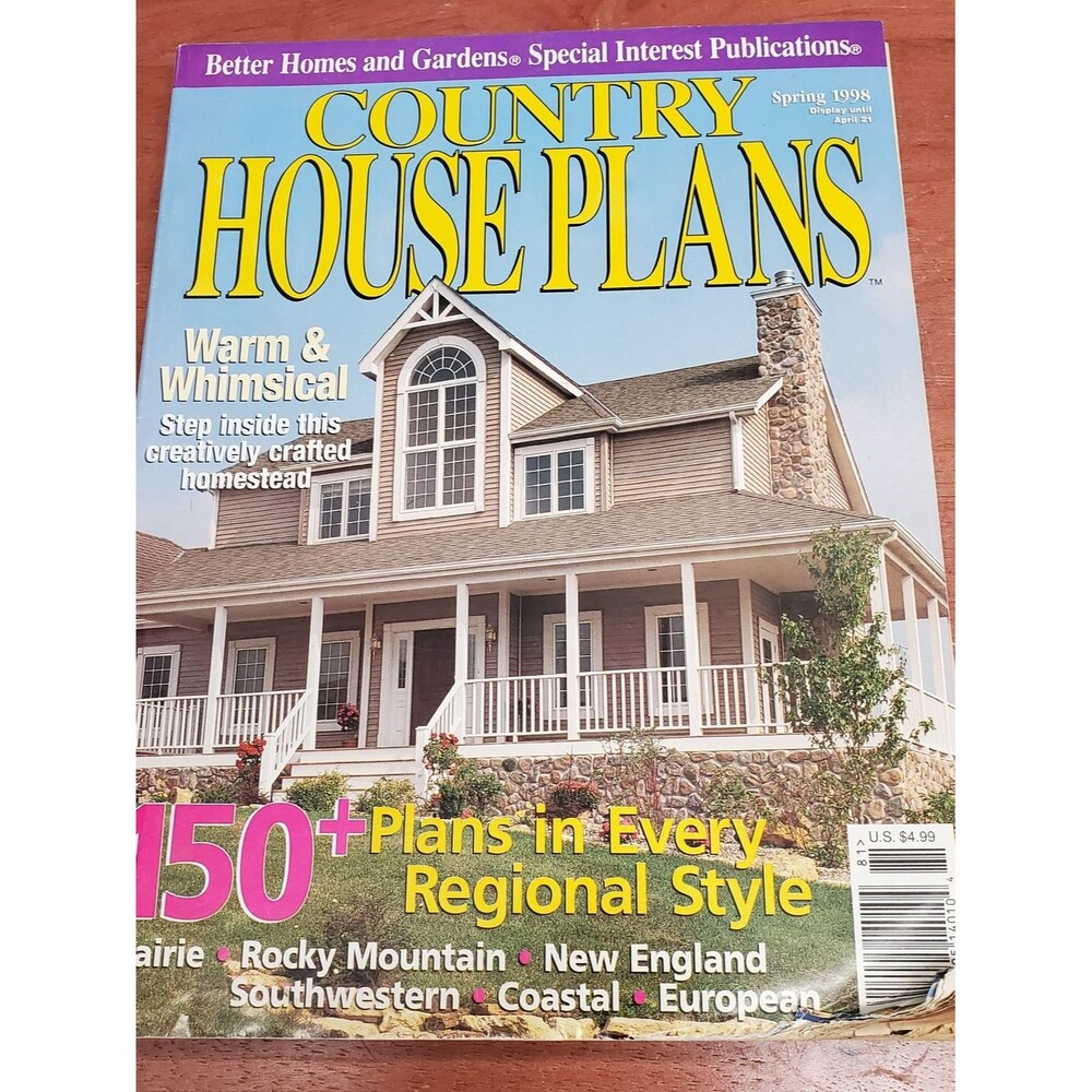 Country House Plans Special Publication 1998